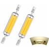 Homesally Lampadina LED R7S 118mm Dimmerabile, Lampadina Lineare 30W, LED R7S 118mm 30W Equivalente a Lampada Alogena 300W, Risparmio Energetico per Soffitto, Proiettore,Natural White 2pcs,118mm 30W
