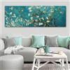 Rumlly Van Gogh Mandorlo in Fiore Fiori Riproduzioni di Quadri su Tela Famoso Dipinto Opere d'Arte Immagine di Arte della Parete Decorazione della Parete di casa 30x90 cm Senza Cornice