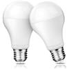 Awenia Lampadina LED E27, Awenia Lighting 20W (Equivalente a 150W), Bianco Freddo 6500K, 2452lm, Confezione da 2