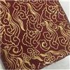 BrightGlow Tessuto di cotone, 100 x 150 cm, stile giapponese, venduto al metro, colorato, con scomparti per fiori, gru, fazzoletti in cotone, per vestiti, trapuntati, per cucire, nuvole rosse