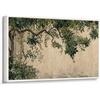 Artefizio Stampe Giapponesi e Arte Orientale Su Tela, Giardino Orientale, Quadro Giapponese Orizzontale per Soggiorno Camera da Letto e Ufficio, Paesaggio Zen Naturale (100L x 50l cm, Cornice White)
