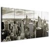 murando - Quadro Moderno per Soggiorno, New York, 150x60 cm | Chiodi Inclusi, 1 Pezzo, Stampa su Tela, Murale Arte, Resistenti Allo Sbiadimento, Produzione Europea