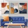 ZFTCN Set di 3 Poster Astratti Boho Disegno a Tratti Donna, Poster Stampati con Foglie Botaniche Astratte Arte da Parete, Senza Cornice (Poster-03, 3Pcs-40x60cm)