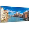 Generico Panorama Canal Grande a Venezia con vista sulla basilica - Quadro stampa su tela con telaio in legno - 80x40 cm