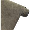 XHT Tessuto in pelle sintetica scamosciata verde scuro 30x135 cm impermeabile in pelle sintetica PU per scarpe accessori abbigliamento