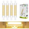COITROZR R7s 118 mm LED Lampadina,Dimmerabile Lineare 20W Bianco Caldo 3000K 1800LM,Equivalente a 160W R7S Lampada Alogena AC 220-240V Illuminazione a 360° (Size : 4 PCS)