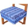 Casatessile Ikarus Cuscino Copri Sedia con Fascia Elastica - Blu
