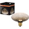 OSRAM Lampada LED in vetro DECOR FLAT Crackle Flat Brown E27 | DECOR LED FLAT LAMP 3.5W 827 E27 Non-Dim, LED Lamps, Marrone, 25000 h, confezione da 1