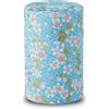 NOREN Scatola di latta per tè giapponese (carta Yuzen Washi), 99.2 g, con coperchio interno ermetico e a prova di umidità, barattolo da cucina per caffè a foglia sfusa (Sakura of Kyoto/blu)