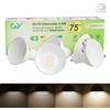 GY Lampadine LED GU10 Dimmerabile, 4.9W (Equivalenti a 75W) 790LM, 4000K Luce Naturale, Risparmio Energetico LED Attacco GU10 Lampada, Lampadina Faretto LED Dimmerabili, 5 pezzi