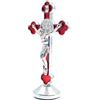 CENPEK 3pcs regali religiosi Gesù Cristo sulla croce statua da tavolo crocifisso croce decorazione casa
