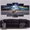 bnkrtopsu 5 Quadri su Tela Quadri Stampe Stampate su 5 Tele Soggiorno Camera da Letto murali Decorativi creativi e Poster(Nessuna Cornice) Pink Floyd-