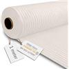 DreamRoots Tessuto Velluto a Coste al Metro, White Dove, 1 m | Stoffa velluto per tappezzeria, scampoli velluto al metro, 380 g/m², 140 cm, divani, cuscini, arredo