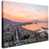 Wallazz Quadro su Tela Campania - Quadri Moderni Soggiorno - Napoli, Salerno, Caserta, Amalfi, Sorrento, Capri - Stampa su Tela - Quadro Moderno Soggiorno 60x120cm