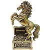 Wudaizhi Statuetta del Cavallo Fortunato - Statua Equestre Feng Shui - Simbolo di Ricchezza E Abbondanza - per Ufficio E Casa