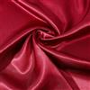 DIVINA VITAE Tessuto in raso al metro, 155 cm x 92 cm, colore nero, lucido e setoso, rivestimento in raso per abiti da sposa, creazione di abiti, lavori fai da te, tovaglie, cucito (rosso vinaccia)