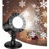 Langubaby Proiettore Natale Fiocchi di Neve Esterno LED Interno IP65 Impermeabile per Decorazioni Natale Giardino Patio Casa (Bianche)