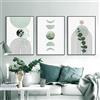 QPLGTU Set di poster geometrici astratti, quadri decorativi a tema floreale, poster stampati per lo sfondo del muro del soggiorno e della camera da letto, senza cornice (Stile 5, 20x30cm*3)