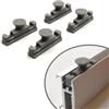 Printbtw 4 binari di ricambio per tende IKEA KVARTAL di colore grigio | Tenda a pannello, sistema a binari, ricambio per riparazione, montaggio