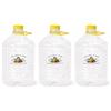 Vino Calabro Il Puttino Il Puttino Set 3 Dame Pet 5 Litri - Bottiglioni Plastica Trasparente con Tappo Giallo - Contenitori per Vino, Acqua, Olio e Liquidi Alimentari - Taniche Resistenti Uso Alimentare (3 Pezzi)