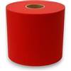 Generico KORAT - Rotolo Bobina di Tulle per Decorazioni e Composizioni, 12,5 cm x 100 metri, per Matrimoni, Feste, Bomboniere, Eventi e Artigianato - Disponibile in Vari Colori (Rosso)