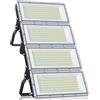 YIQIBRO Faretto LED da Esterno 400W 40000LM 4 in 1 Faro LED Esterno,1 Pezzi | IP67 Impermeabile Lampade LED con Trasformatore, 6500K Bianco Freddo Luce di Sicurezza Per Giardino Garage Fabbrica Stadio
