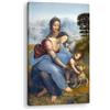 Artenor Quadro Leonardo da Vinci La Vergine con il Bambino e Sant'Anna, 40 x 60 cm - Made in Italy, Quadri Moderni Soggiorno, Camera da Letto, Cucina, Poster da Parete, Decorazioni Casa