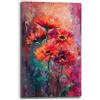 Printerland Quadri Moderni Soggiorno Verticale FIORI Quadro moderno FIORE da Parete grande XXL Stampa su tela Canvas Decorazione Murale muro Arredo Camera da letto Cucina (14, 40x70 cm, Canvas intelaiato)