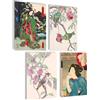 mojoliving Poster Estetico Giapponese - Decorazione da Parete Hokusai - Immagini Vintage per il Soggiorno - Regalo di Gioco