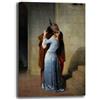 Printerland Quadro Moderno HAYEZ BACIO Quadri moderni da Parete grande XXL Stampa su tela Canvas Decorazione muro Murale pittori arte Soggiorno Arredo Camera da letto Cucina (Hayez, 20x30 cm)