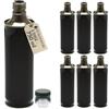 acquaverde | 6 Bottiglie in Latta 750 ml per Olio di Oliva, Contenitore Alimentare Verde, Design Squadrato, Incluso Tappo Prefilettato in Metallo con Salvagoccia