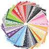 AOOSA 56 pezzi Quadratini di Stoffa 25cm x 25cm | 100% Patchwork Cotone Tessuto, Tessuti Motivi Stampati Stoffe, Quadrati Pretagliati Floreali per Cucito Creativo, DIY