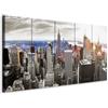 murando - Quadro Moderno per Soggiorno, New York, 150x60 cm | Chiodi Inclusi, 1 Pezzo, Stampa su Tela, Murale Arte, Resistenti Allo Sbiadimento, Produzione Europea