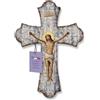 F.LLI BONELLA FRATELLI BONELLA - Crocifisso da Parete in Legno di Pioppo Raffigurante la Crocefissione di Gesù - Crocifisso Vintage 28x40 cm - Crocifisso Legno 100% Made in Italy