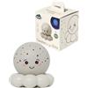 Cloud B Twinkles To Go Octo Grigio Pastello - Proiettore Portatile di Stelle e Pesci per Bambini - 3 Colori Rilassanti (Rosso, Blu, Verde) con Rotazione Automatica - Timer di Spegnimento 45 Min
