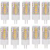 ANTYX Lampadine a LED G4, G4 LED 220V 230V, Sostituzione Lampadina a LED 4W per lampade alogene da 40W, 3000K / 6000K, Non dimmerabile G4 Pin Base Lampadina di Mais per Cucina, 10 Confezione