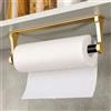 Eolax Portarotolo da fissare sotto un mobile o alla parete | autoadesivo o da fissare con viti; adatto a rotoli standard (10-15 cm); ideale per cucina, bagno e camper