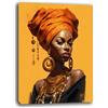 Printerland Quadro Moderno Donne Etnici Africani Quadri moderni soggiorno da Parete XXL grande Stampa su tela Canvas Decorazione Murale muro Arredo Camera da letto Cucina (7, 30x40 cm)