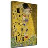 Grafic Quadro Bacio Klimt Quadri Moderni Soggiorno Klimt Il Bacio (Cm 40x60) Stampe da parete su Tela Canvas Pronto da appendere Soggiorno Salotto Camera da Letto Ufficio Canvas da Parete arte arredo
