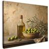 MuchoWow© Quadri Grandi Dimensioni Quadretti Da Parete Quadro Moderno | 80x60 cm - Camera Da Letto Stampa Foto Su Tela Soggiorno Cornice Decorazioni Olive - Natura morta - Vintage