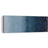 ARTTOR Moderno Quadro su Tela 90x30 cm Stampe da Parete Astratto Arte - 5094 | Sfondo Blu D'oro Quadro Decorativo Piccolo 1 pezzo Soggiorno Camera da Letto Arte da Parete Decorazione da Parete ARTTOR