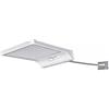 BEL AIR HOME - Lampada Solare Esterno HELIOS 36 LED 7W - Illuminazione Ecologica IP67 con Sensore di Movimento - Design Elegante, Bianco, Metallo