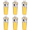 Aramox Set di 6 Lampadine LED G4 da 9 W, COB Dimmerabile da 500 LM per Luci di Casa, Soffitto, Paesaggio e Lampadari (Luce Calda)