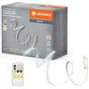 LEDVANCE FLEX COB 1.5m Strisce a LED TW RC, Yellow, 14W, 500lm, controllabile da caldo a freddo, tecnologia pannocchia, luce omogenea, telecomando, lunga durata, montaggio semplice, IP20