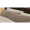 SpazioTessile Sacco Copri Trapunta o Federe 100% Cotone Bicolore Doubleface (Tortora Beige, Solo Coppia Federe 50x80)