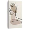 ARTTOR Moderno Quadro su Tela 45x80 cm Verticale Persone Arte - 4728 | Linea Boho Quadro Decorativo Piccolo Decorazione Murale Soggiorno Camera da Letto Decorazione da Parete Arte da Parete ARTTOR