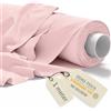 DreamRoots Stoffa cotone al metro 1Mx160cm 145 g/m² - Tessuti per tende a metro da interno, cucito creativo - Tessuto a metraggio, Rosa Chiaro