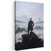 MuchoWow© Quadro Moderno Soggiorno Decorazioni Da Parete Quadri Su Tela | 60x90 cm - Salotto Grandi Foto Con CorniceAntichi maestri - Arte - Caspar David Friedrich - Der Wanderer über dem Nebelmeer