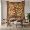 Craft Trade Giallo Elefante Arazzo Telo da Parete Indiano Arazzi Appeso al Muro Boho Tapestry per Della Casa Soggiorno e Camera da Letto- 213 x 228 cm