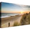 Wallazz Quadri Moderni Soggiorno Mare, Tramonto, Spiaggia, Thailandia - 100% Made in Italy - Stampa HD su Tela Canvas - Quadro Camera da Letto - Qualità Artigianale - 60x120cm